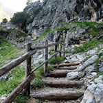 La ripida salita del Col de Locia