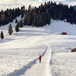 Durch die verträumte Winterlandschaft zurück nach Zans
