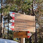 Die Wanderung nach St. Jakob ist gut ausgeschildert