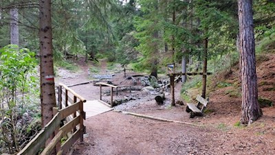 Kneippanlage auf dem Weg nach Bad Siess