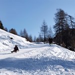 Abfahrt von der Getrumalm