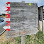 Die Wanderung zur Neuhütt Alm ist mit 0:50 h ausgeschildert