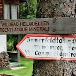 Der Weg zum Wildbad ist gut ausgeschildert