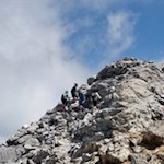 Von der Weißspitze in Richtung Amthorspitze