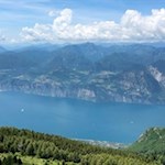 La nostra vista cade sul Lago di Garda, il più grande lago d'Italia
