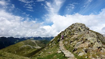 Anstieg auf den Speikboden