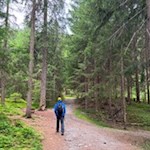 Kurze Wanderung in Luttach zum Wasserfall
