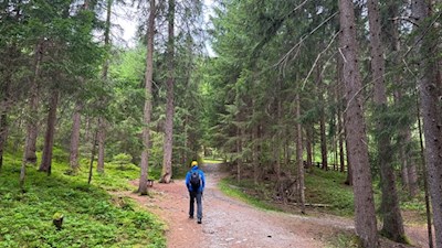Kurze Wanderung in Luttach zum Wasserfall