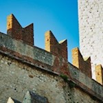 Castello di Malcesine merlature a coda di rondine