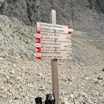 Die Wanderung von und zur Santnerpasshütte ist bestens ausgeschildert