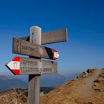 Bestens markiert: der Weg auf die Jaufenspitze