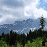 Blick auf die rauen Olanger Berge