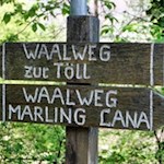 Der Marlinger Waalweg ist bestens ausgeschildert