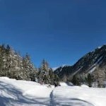 Durch die verschneite Einsamkeit zur Lercheralm