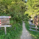 Entlang des Eggerbaches in Richtung Bergeralm