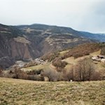 Nordwärtsgerichteter Blick auf Barbian und das Rittner Horn