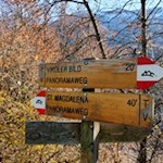 Sul sentiero panoramico per Santa Maddalena