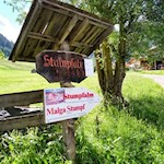 Der Weg zur Stumpfalm ist nicht zu verfehlen