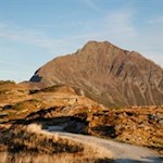 Auf dem Rückweg erhebt sich die Jaufenspitze vor unseren Augen
