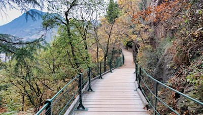 Durch die submediterrane Naturlandschaft nach Bozen
