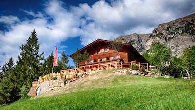 Hoferalpl am Fuße des Schlern