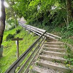 Am Beginn der Wanderung in Tiers