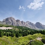 Vista sulla graziose Odle