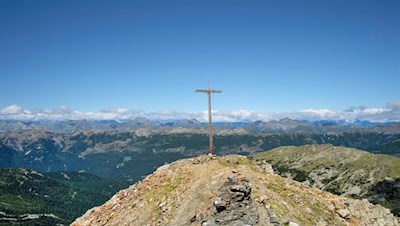 Auf dem 2.589 m hohen Plankenhorn