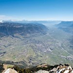 Gipfelblick auf das Burggrafenamt und den Vinschgau
