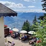 Die Panoramaterrasse des Gasthauses Mutkopf