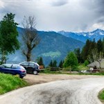 Wanderparkplatz hinter der Jausenstation "Braunhof"