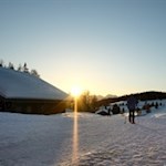 Sunset on Alpe di Rodengo alp