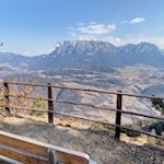 Atzwanger Aussicht mit Blick auf den Schlern