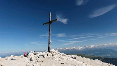 Gipfelkreuz des Peitlerkofel