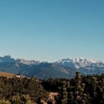 Die schneebedeckten Dolomiten künden bereits vom nahenden Winter...
