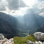 Summit view in the direction of Cortina