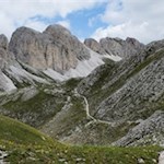 Der Tullen ist die höchste Erhebung in den Aferer Geislern