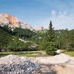 Auf zunächst sanftem Wege in Richtung Rossalm