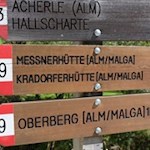 Diese Hüttenwanderung ist gut ausgeschildert