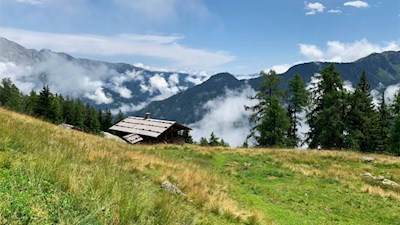 Ausblick unterhalb der Weizgruberalm