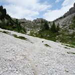 Salita alla forcella Rinbianco