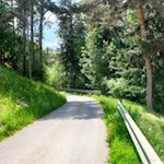 Der erste Teil der Wanderung führt im steten Anstieg nach oben