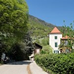 Der Anstieg zum Marlinger Waalweg ist das steilste Stück des Weges