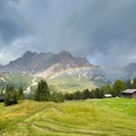 Hiking in Val Badia valley