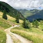 Der Rückweg von der Valtiglalm erfolgt auf dem Hinweg