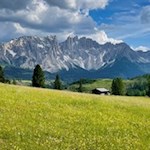 Neben uns erhebt sich der Latemar