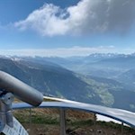 Panoramatisch Gitschberg mit der Eidechsspitze im Hintergrund