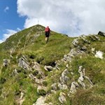 Anstieg auf das Ratschinger Kreuz