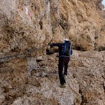 Der Weg auf die Große Cirspitze ist teilweise mit Stahlseilen versehen