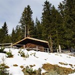 Almhütte am Wegesrand